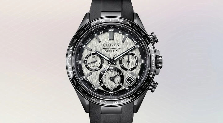 Satellite Wave GWP image featuring Attesa watch model CC4055-14H